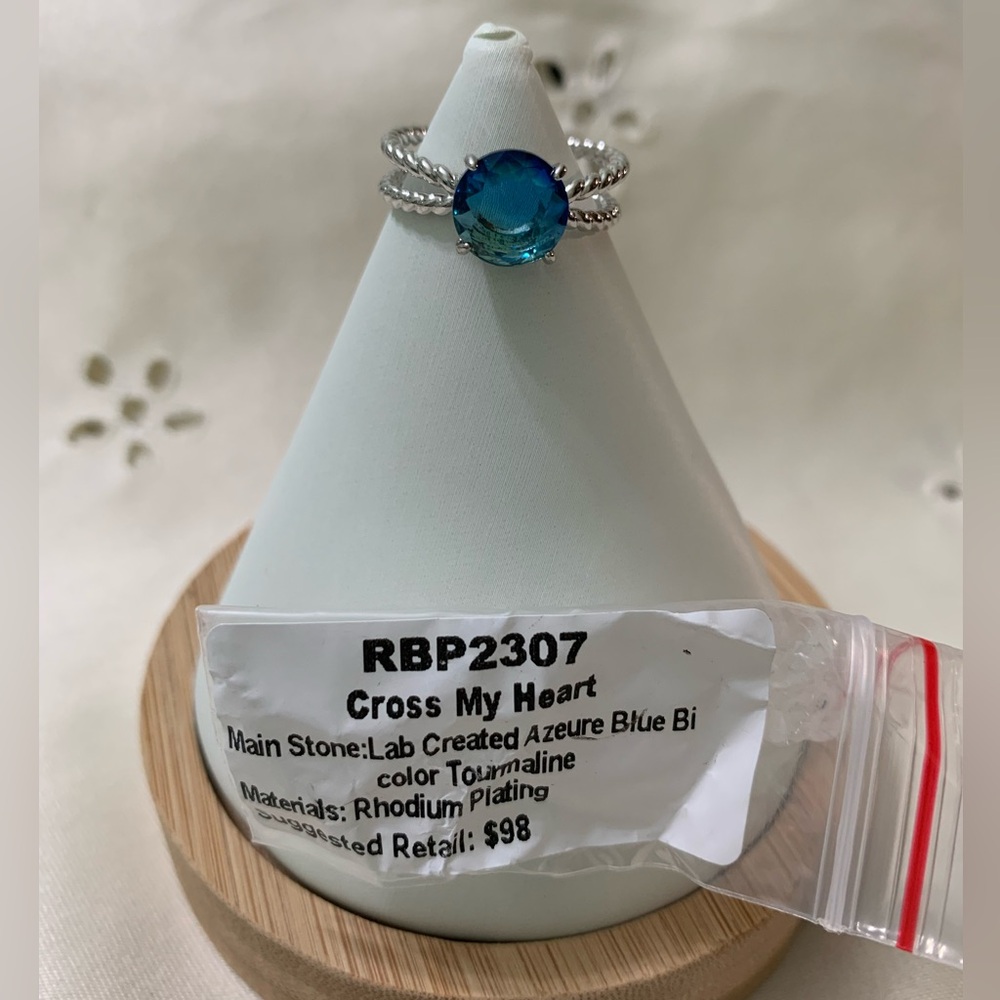 Bomb Ring -Cross My Heart -size 10